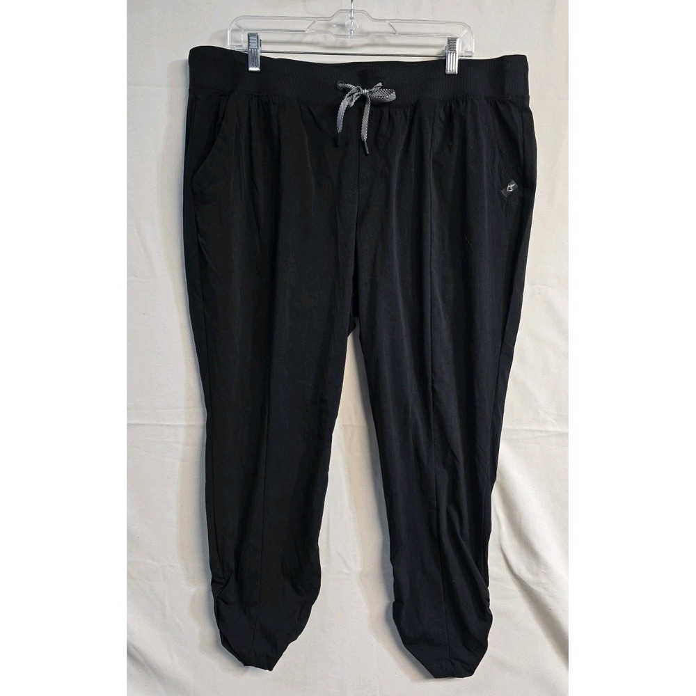 torrid happy camper Women's  Pull On Joggers  Pants 2 Black  Nylon